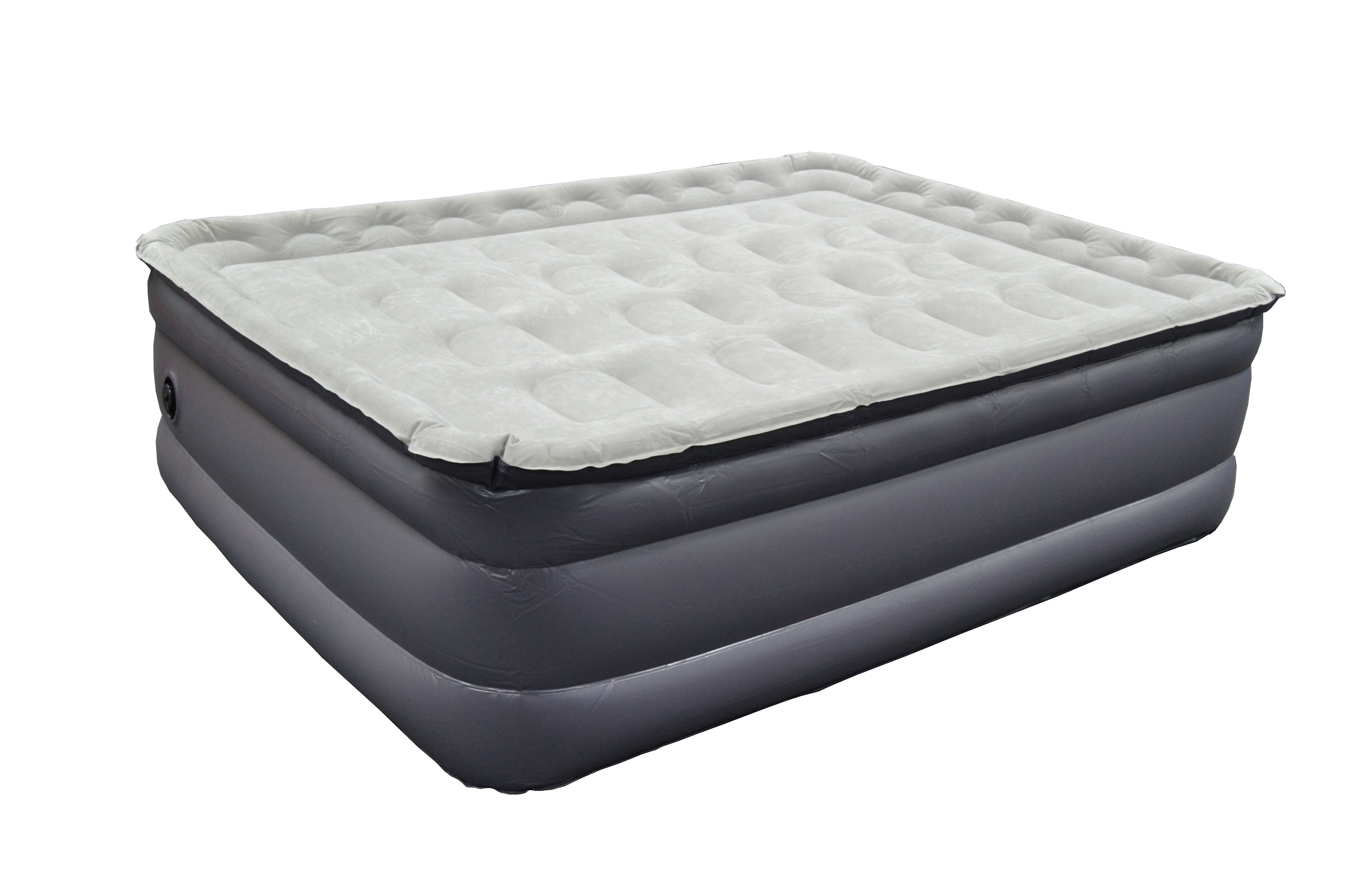 flocked air mattress queen bed review